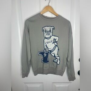Yale University Bulldogs Sweatshirt Womens XS Long Sleeve Graphic Grey